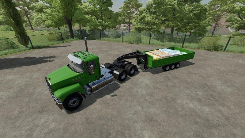 Goose Neck Pallet Trailer Autoload V11 Fs22 Mod Mod For Landwirtschafts Simulator 22 Ls 6143