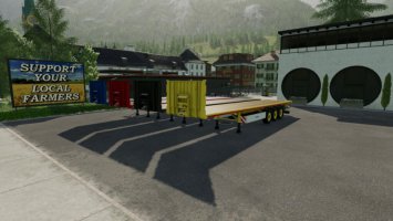 Krone Flatbed Semitrailer FS22