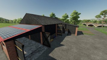 Barn With Garage FS22