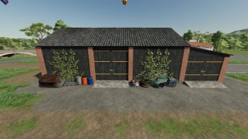 Barn With Garage FS22