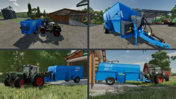 EuroMilk Forage Wagons Pack FS22