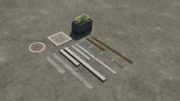 Placeable Borderstones/Flowerpot FS22