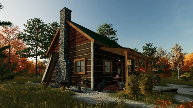 Rustic Cabin - FS22 Mod | Mod for Farming Simulator 22 | LS Portal