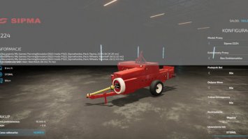 Sipma Pack Update V1.3.0.0 (Sipma Z224 - Sipma Z224/1) FS22