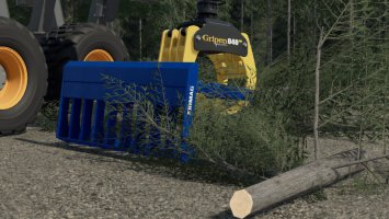 Kirmag Tree Waste Rake FS22