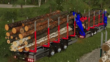 Lizard Short Wood Trailer Pack FS22