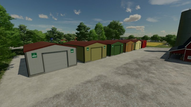 Small Hörmann Garage - FS22 Mod, Mod for Farming Simulator 22