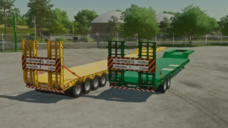 Transport Trailer 19m And 25m Fs22 Mod Mod For Farming Simulator 22 Ls Portal 0176