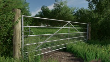 Galvanised Metal Field Gate Pack (Prefab) FS22