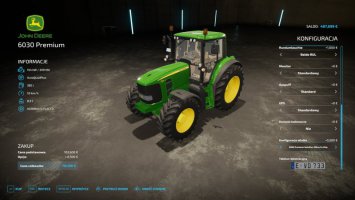 John Deere 6030 6cyl series v1.0.0.3 FS22