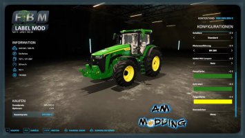 John Deere 8R FS22