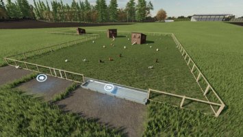 Large Placeable Chicken Pen fs22