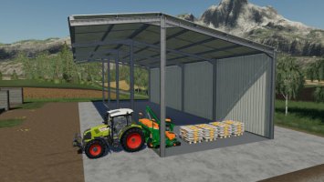 Shed With Hydraulic Control FS22