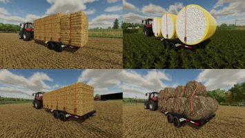 Small Flatbed Trailer Autoload Pack FS22