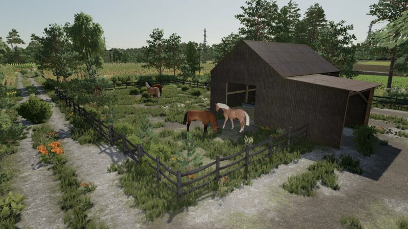 A Small Horse Stable FS22