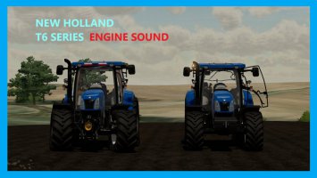 New Holland T6 OLD ENGINE SOUND fs22