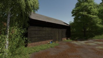 Old Post German Wood Barn FS22