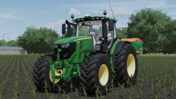 Realistisches Soundupdate John Deere 6R Serie (Prefab) fs22