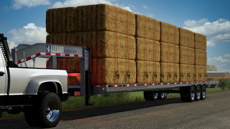 50ft Gooseneck Transport Trailer Fs22 Mod Mod For Farming Simulator 22 Ls Portal 6172