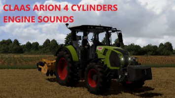 Claas Arion 4 cylinder sounds fs22