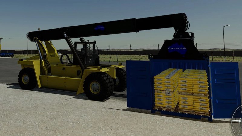 Ls 22 Container Reach Stacker V1000 Farming Simulator 2022 Mod Ls Images And Photos Finder 9694