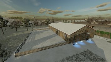 Old Cowshed With Garage fs22