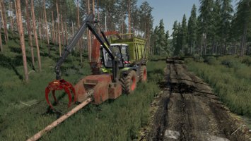 Claas Xerion Wood Crusher FS22