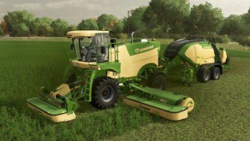 Mower And Wrapper With Hitch fs22