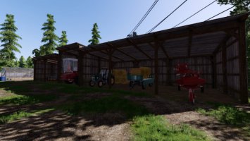 Wooden Shelters FS22