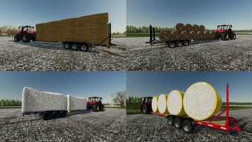 30' Flatbed Autoloading Trailer Pack fs22