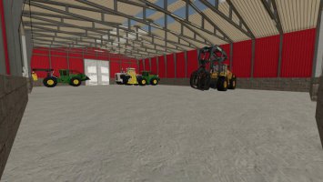 Large Machine And Implement Shed Pack FS22