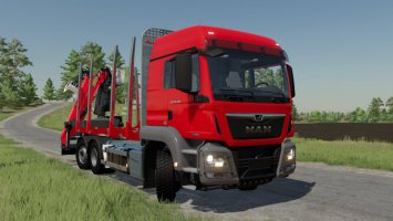 MAN TGS TG2 Woodtruck FS22