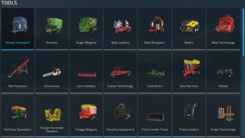 Shop Categories Sorted FS22