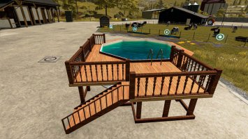 Wooden Pool Deck FS22