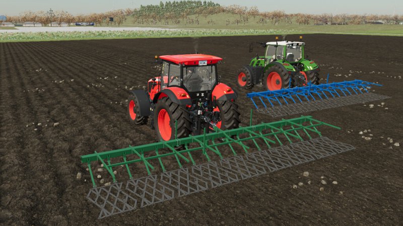 Coupling Of Toothed Harrows FS22 Mod | Mod for Simulator 22 |