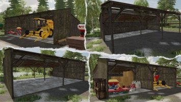 Modular Wooden Shed FS22