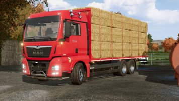 MAN TGX 26.640 Straw Bale FS22