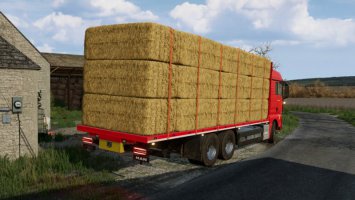 MAN TGX 26.640 Straw Bale FS22