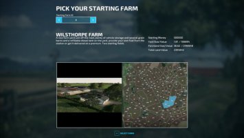 Pick Your Starting Farm FS22