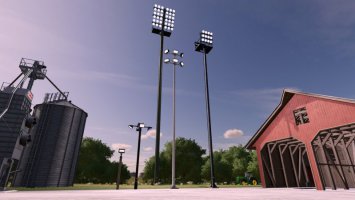 Placeable Floodlight Poles FS22