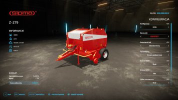 Sipma Z279 PACK FS22