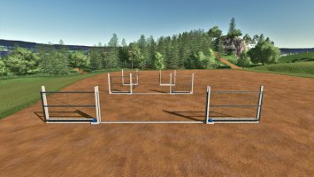 Wired Fence And Rail Gate fs22