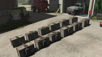 Old Concrete Weight FS22