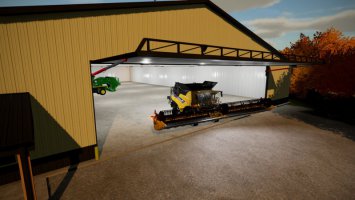 Amerikanische Maschinenhalle Mit Lounge FS22