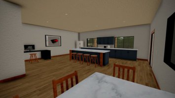 Amerikanische Maschinenhalle Mit Lounge FS22