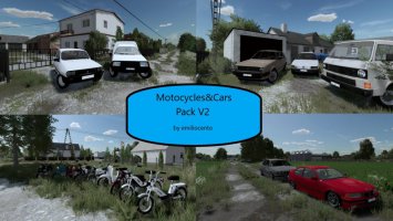 FS22 Cars&moto Pack V2 fs22
