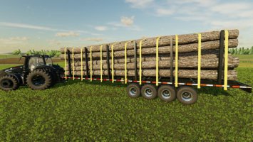 40' Lizard Flachbett Autoloading Ballenanhänger v1.0.0.2 FS22