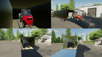 40' Lizard Flachbett Autoloading Ballenanhänger v1.0.0.2 FS22