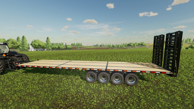 40′ Lizard Flatbed Autoloading Bale Trailer Fs22 Mod Mod For Farming Simulator 22 Ls Portal 9150