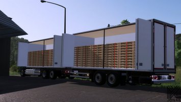 DAF XF 106 + TANDEMANHÄNGER V2.0 FS22